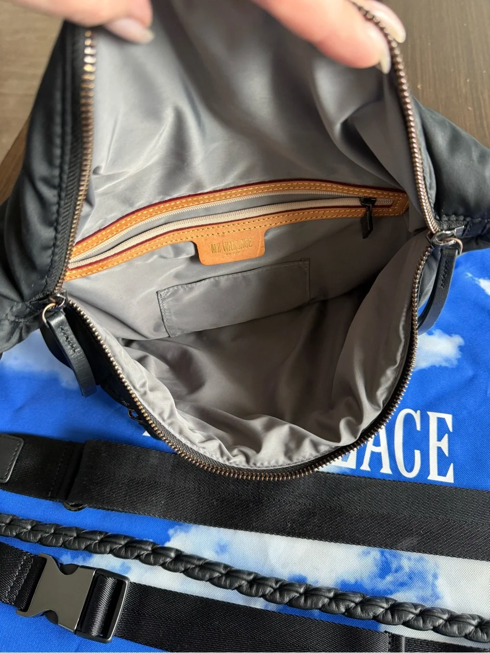 MZ Wallace Bowery Sling in black